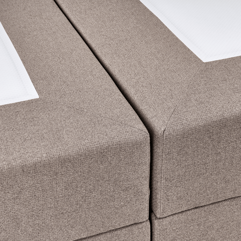 Kontinentalseng Officer 180x200 cm - Taupe - Møbler - Senger - Kontinentalsenger