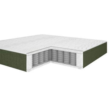 Kontinentalseng Olsvik 160x200 cm med madrass - grønn - Møbler - Senger - Kontinentalsenger