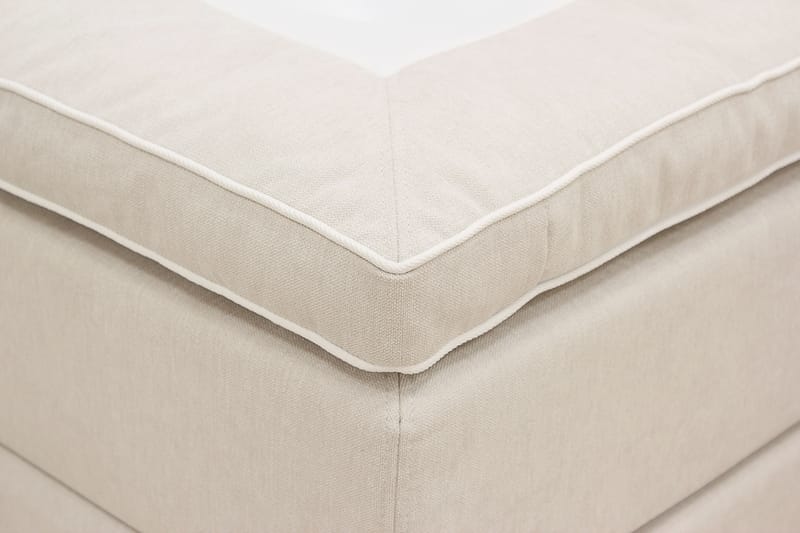 Kontinentalseng Romance High 160x200 cm - Lys beige - Møbler - Senger - Kontinentalsenger