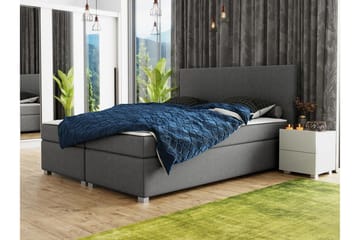 Albettone Kontinentalseng 140x200 cm - Mørkegrå - Møbler - Senger - Kontinentalsenger