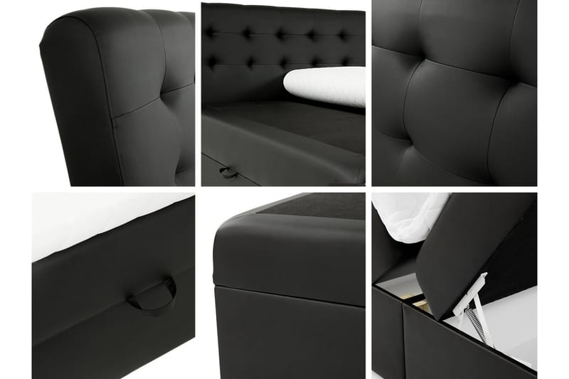 Alvik kontinentalseng 120x200 - Beige - Møbler - Senger - Kontinentalsenger