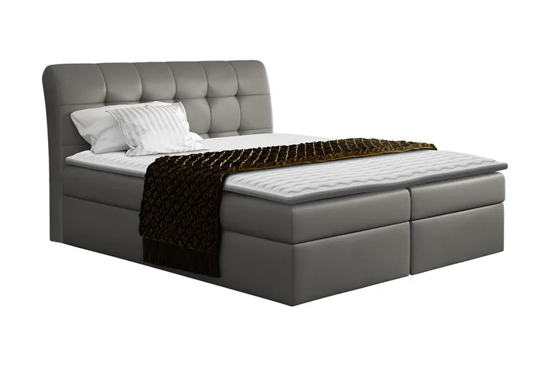 Alvik kontinentalseng 180x200, Grå