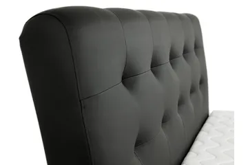 Alvik kontinentalseng 200x200 - Grå - Møbler - Senger - Kontinentalsenger