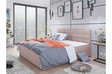 Alvito Kontinentalseng 180x200 cm med Sengegavl - Rosa - Møbler - Senger - Kontinentalsenger