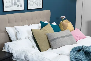 Bed Deluxe Komplett Sengepakke 180x200 Beige - Møbler - Senger - Kontinentalsenger