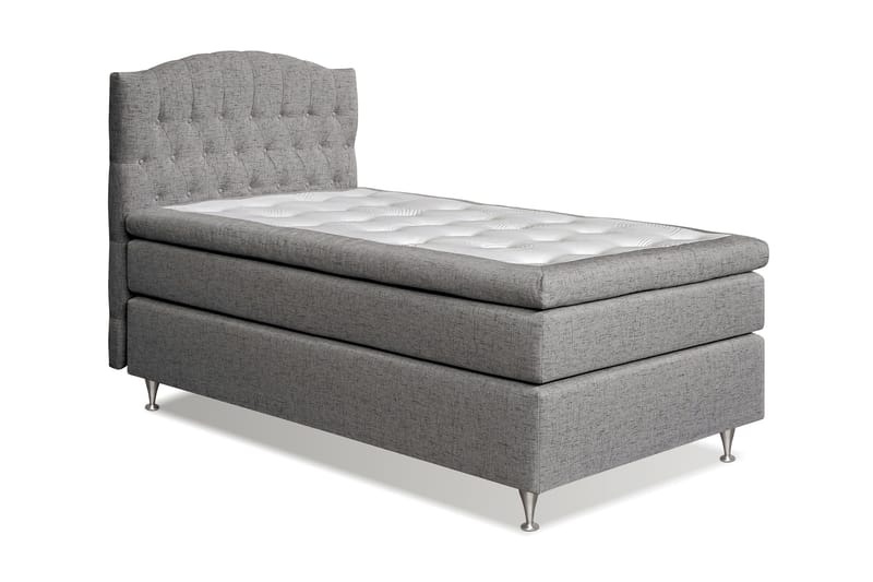 Belda Kontinentalseng 120x200 Fast - Grå - Møbler - Senger - Kontinentalsenger