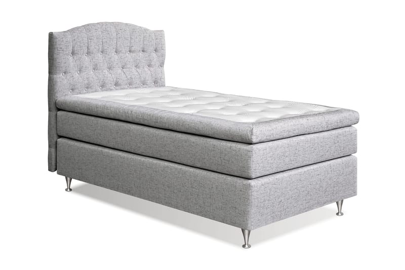 Belda Kontinentalseng 120x200 Medium - Lysegrå - Møbler - Senger - Kontinentalsenger