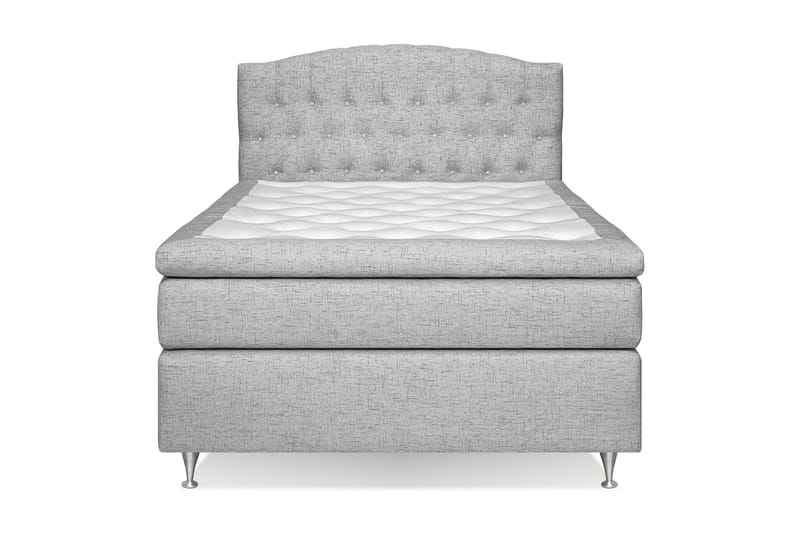Belda Kontinentalseng 140x200 Fast - Lysegrå - Møbler - Senger - Kontinentalsenger