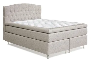 Belda Kontinentalseng 160x200 Fast - Beige - Møbler - Senger - Kontinentalsenger