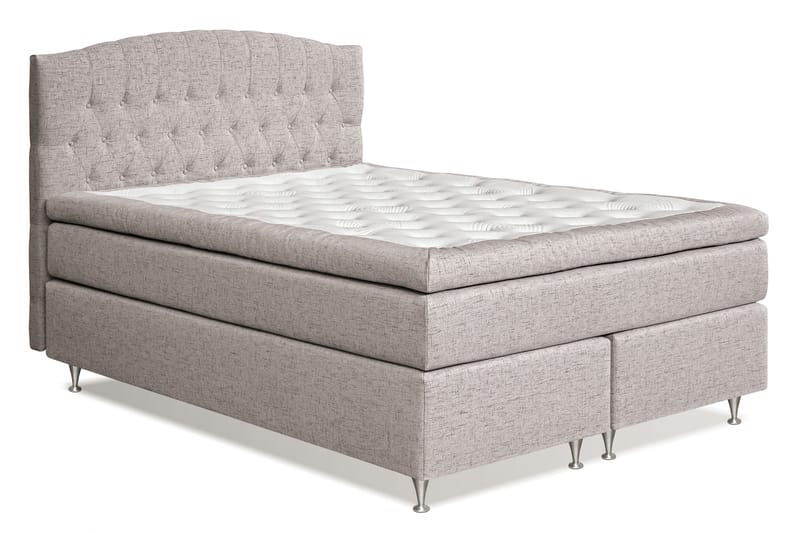 Belda Kontinentalseng 160x200 Fast/Medium - Beige - Møbler - Senger - Kontinentalsenger