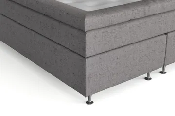 Belda Kontinentalseng 160x200 Fast/Medium - Grå - Møbler - Senger - Kontinentalsenger