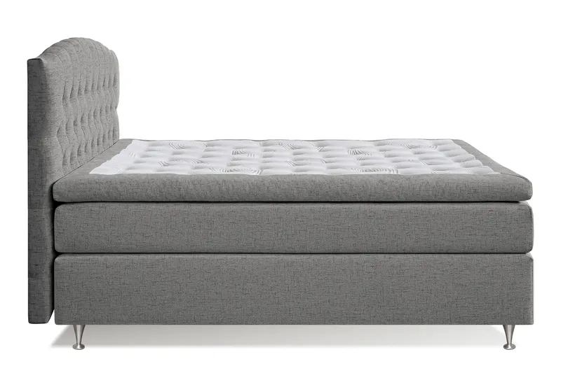 Belda Kontinentalseng 160x200 Fast/Medium - Grå - Møbler - Senger - Kontinentalsenger