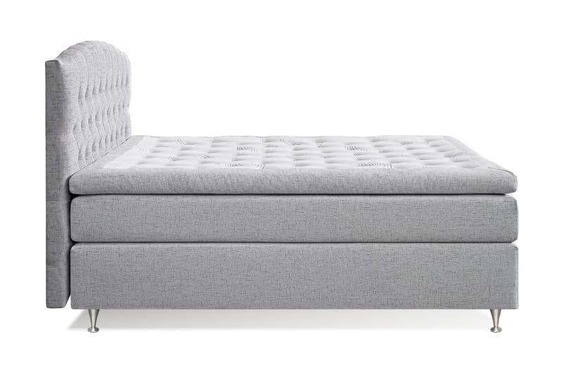 Belda Kontinentalseng 160x200 Medium - Lysegrå - Møbler - Senger - Kontinentalsenger