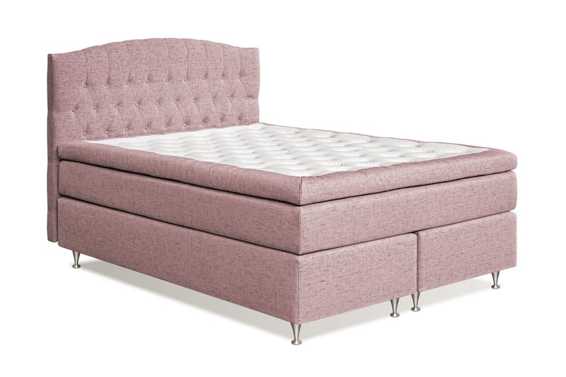 Belda Kontinentalseng 160x200 Medium - Rosa - Møbler - Senger - Kontinentalsenger