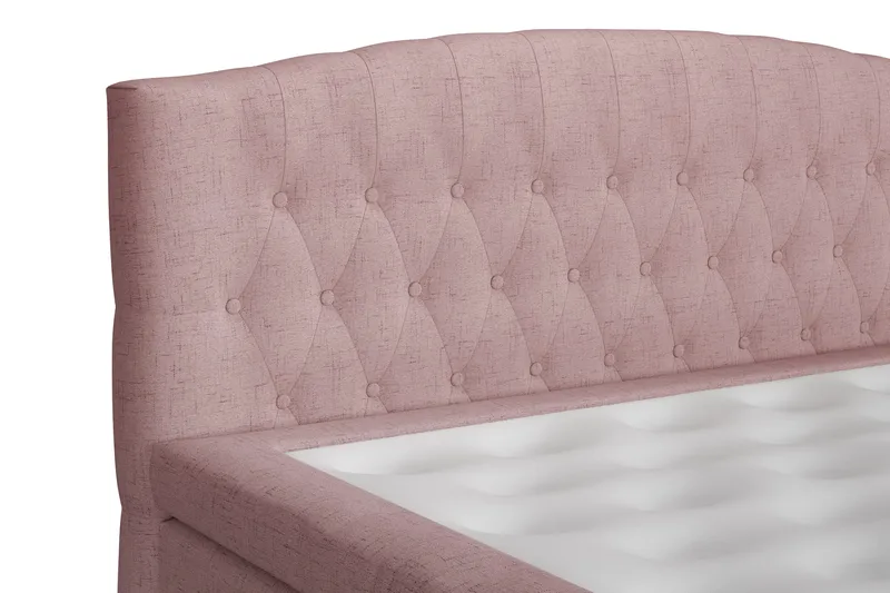 Belda Kontinentalseng 180x200 Fast - Rosa - Møbler - Senger - Kontinentalsenger