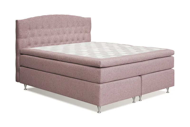 Belda Kontinentalseng 180x200 Fast - Rosa - Møbler - Senger - Kontinentalsenger
