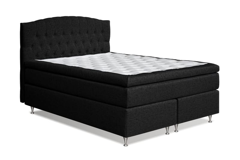 Belda Sengepakke 160x200 Fast/Medium - Svart - Møbler - Senger - Kontinentalsenger