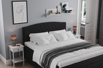 Belda Sengepakke 160x200 Medium - Svart - Møbler - Senger - Kontinentalsenger