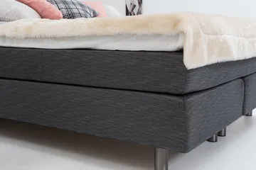 Belinda Kontinentalseng 180x200 - Grå - Møbler - Senger - Kontinentalsenger