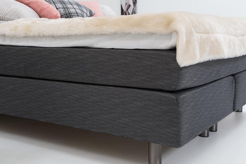 Belinda Kontinentalseng 180x200 - Grå - Møbler - Senger - Kontinentalsenger