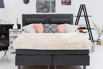 Belinda Sengepakke 160x200 - Ancona Grå - Møbler - Senger - Kontinentalsenger