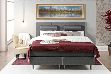 Belinda Sengepakke 160x200 - Ancona Grå - Møbler - Senger - Kontinentalsenger