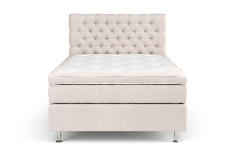 Celine Kontinentalseng 120x200 cm, Beige/Fløyel