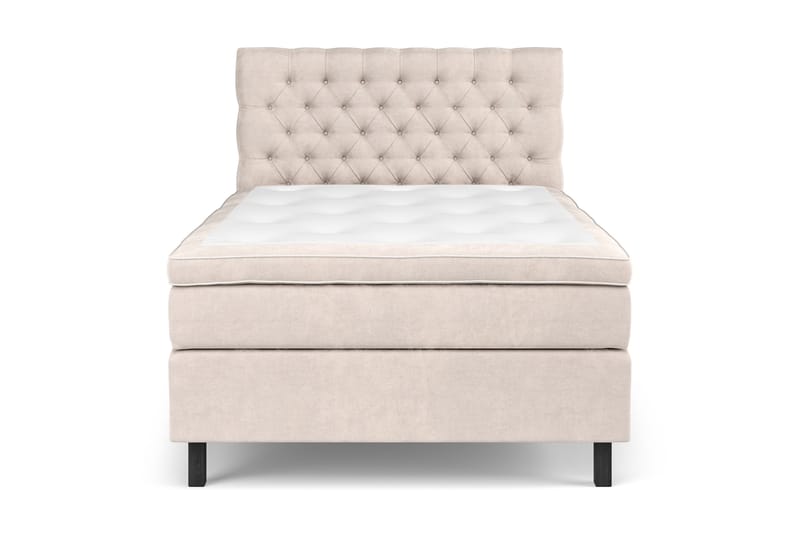 Celine Kontinentalseng 120x200 cm, Beige/Fløyel