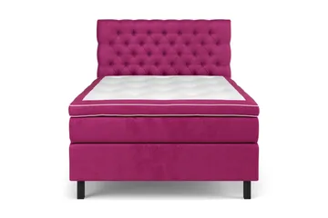Celine Kontinentalseng 120x200 cm - Rosa/Fløyel - Møbler - Senger - Kontinentalsenger