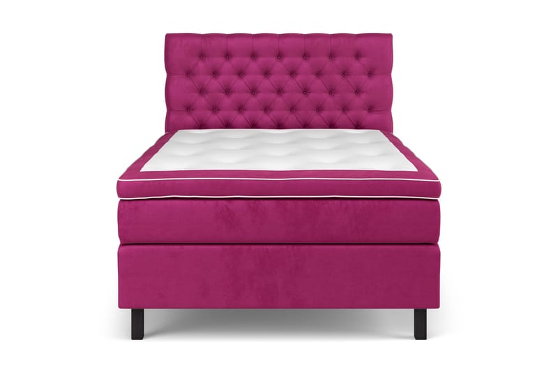 Celine Kontinentalseng 120x200 cm, Rosa/Fløyel