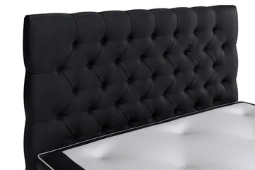 Celine Kontinentalseng 120x200 cm - Svart/Fløyel - Møbler - Senger - Kontinentalsenger