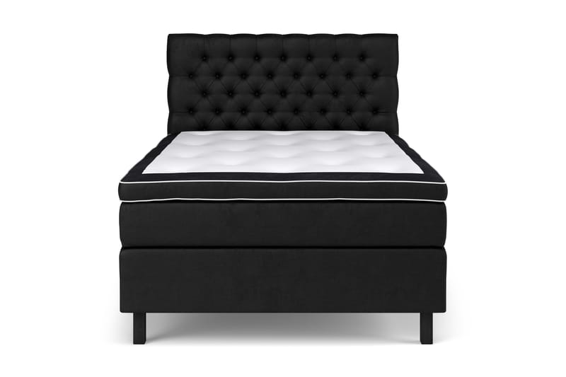Celine Kontinentalseng 120x200 cm - Svart/Fløyel - Møbler - Senger - Kontinentalsenger