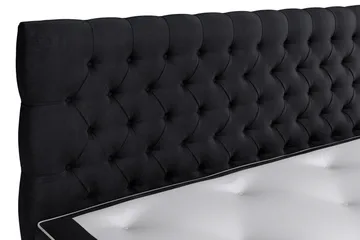 Celine Kontinentalseng 180x200 cm - Svart/Fløyel - Møbler - Senger - Kontinentalsenger