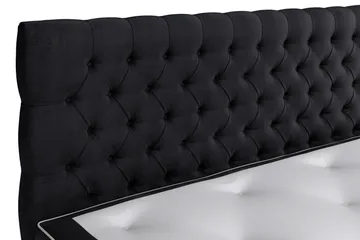Celine Kontinentalseng 180x200 cm - Svart/Fløyel - Møbler - Senger - Kontinentalsenger