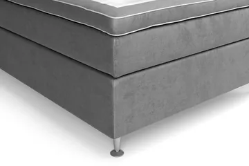 Celine Sengepakke 140x200 cm - Grå/Fløyel - Møbler - Senger - Kontinentalsenger