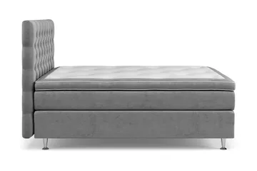 Celine Sengepakke 140x200 cm - Grå/Fløyel - Møbler - Senger - Kontinentalsenger