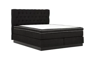 Charleston 180 Kontinentalseng Svart - Møbler - Senger - Kontinentalsenger