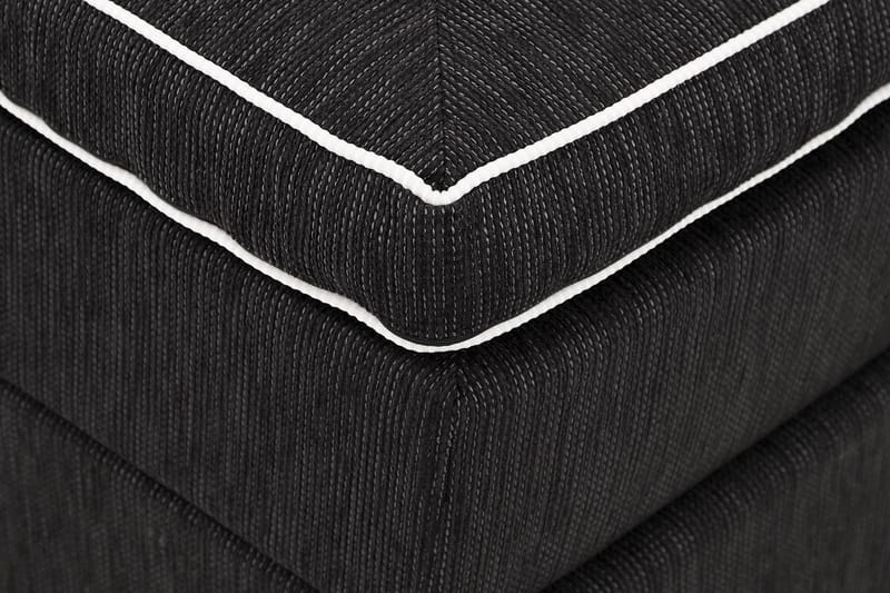 Charleston Komplett Sengepakke 160x200 cm - Sort - Møbler - Senger - Kontinentalsenger