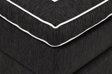 Charleston Komplett Sengepakke 180x200 cm - Sort - Møbler - Senger - Kontinentalsenger