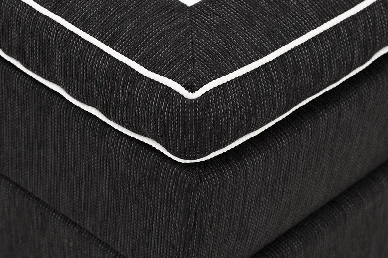 Charleston Komplett Sengepakke 180x200 cm - Sort - Møbler - Senger - Kontinentalsenger