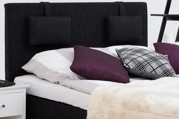 Charleston Kontinentalseng 120x200 - Svart - Møbler - Senger - Enkeltsenger