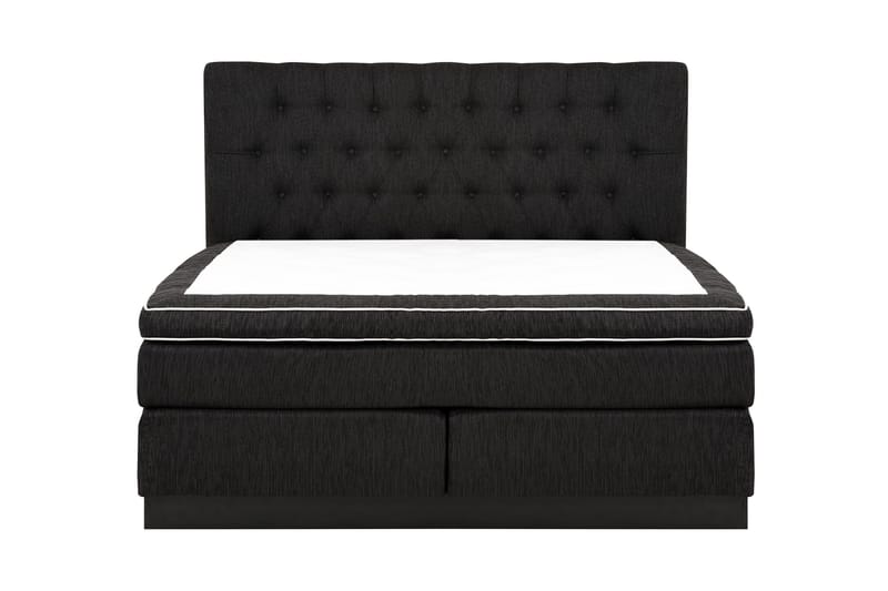 Charleston Kontinentalseng 180x200, Svart