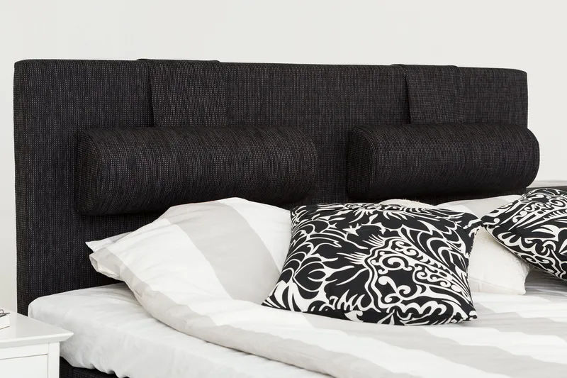 Charleston Kontinentalseng 180x200 - Svart - Møbler - Senger - Kontinentalsenger