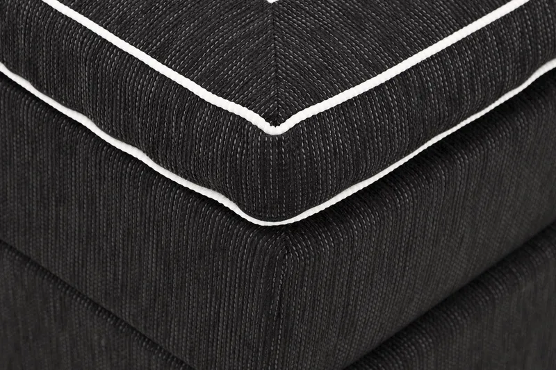 Charleston Kontinentalseng 180x200 - Svart - Møbler - Senger - Kontinentalsenger