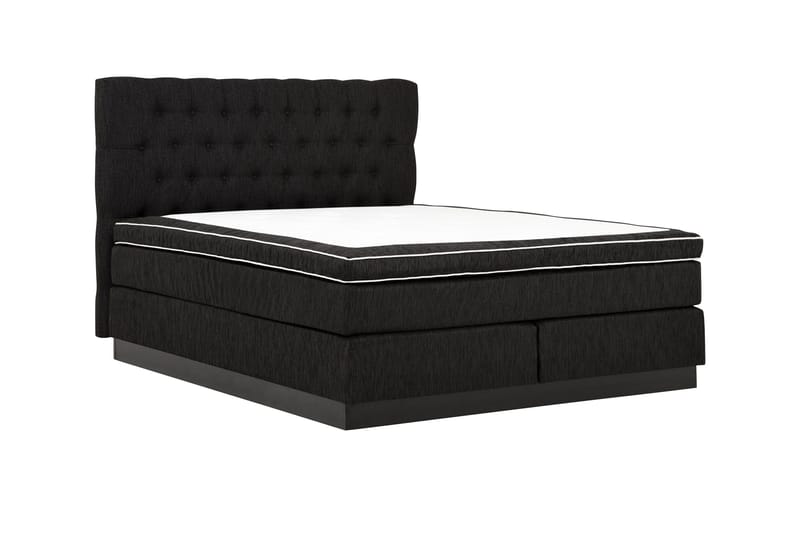 Charleston Kontinentalseng 180x200 - Svart - Møbler - Senger - Kontinentalsenger