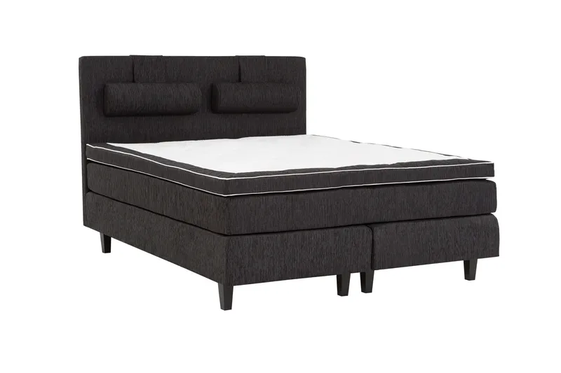 Charleston Kontinentalseng 180x200 - Svart - Møbler - Senger - Kontinentalsenger