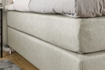 Cloud Komplett Sengepakke 140x200 - Sider Beige/Hvit - Møbler - Senger - Kontinentalsenger