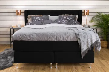 Cloud Komplett Sengepakke 160x200 - Svart - Møbler - Senger - Kontinentalsenger