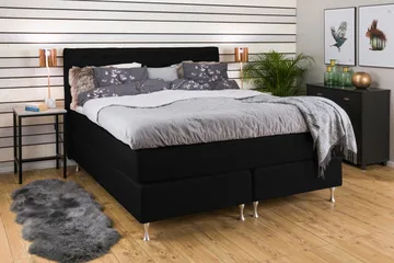 Cloud Komplett Sengepakke 160x200 - Svart - Møbler - Senger - Kontinentalsenger