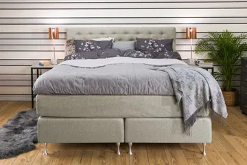 Cloud Kontinentalseng 160x200 - Beige - Møbler - Senger - Kontinentalsenger